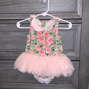 Mud Pie Floral Dress 6-9 months